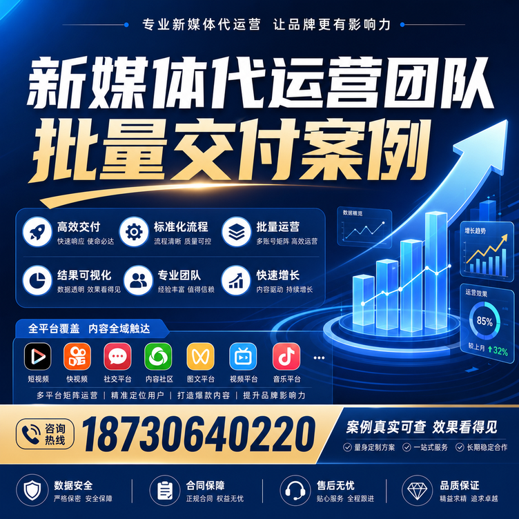 蚌埠代运营公司多客户账号批量高效交付案例
