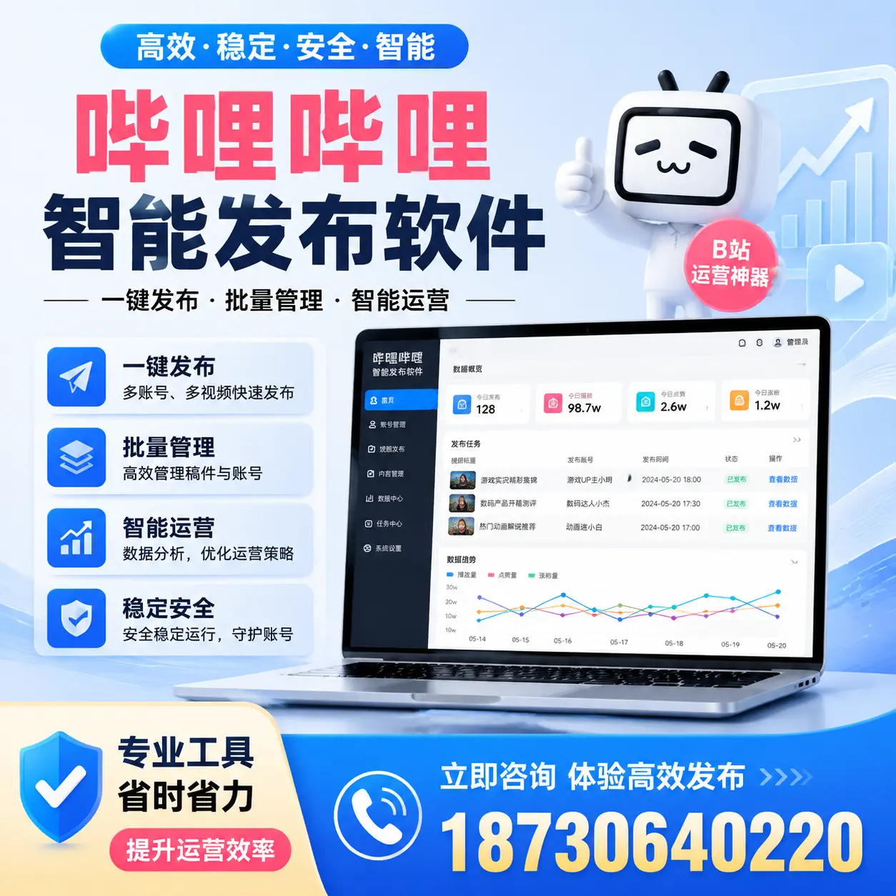 解密哔哩哔哩智能发布软件：功能与优势分析在 蚌埠